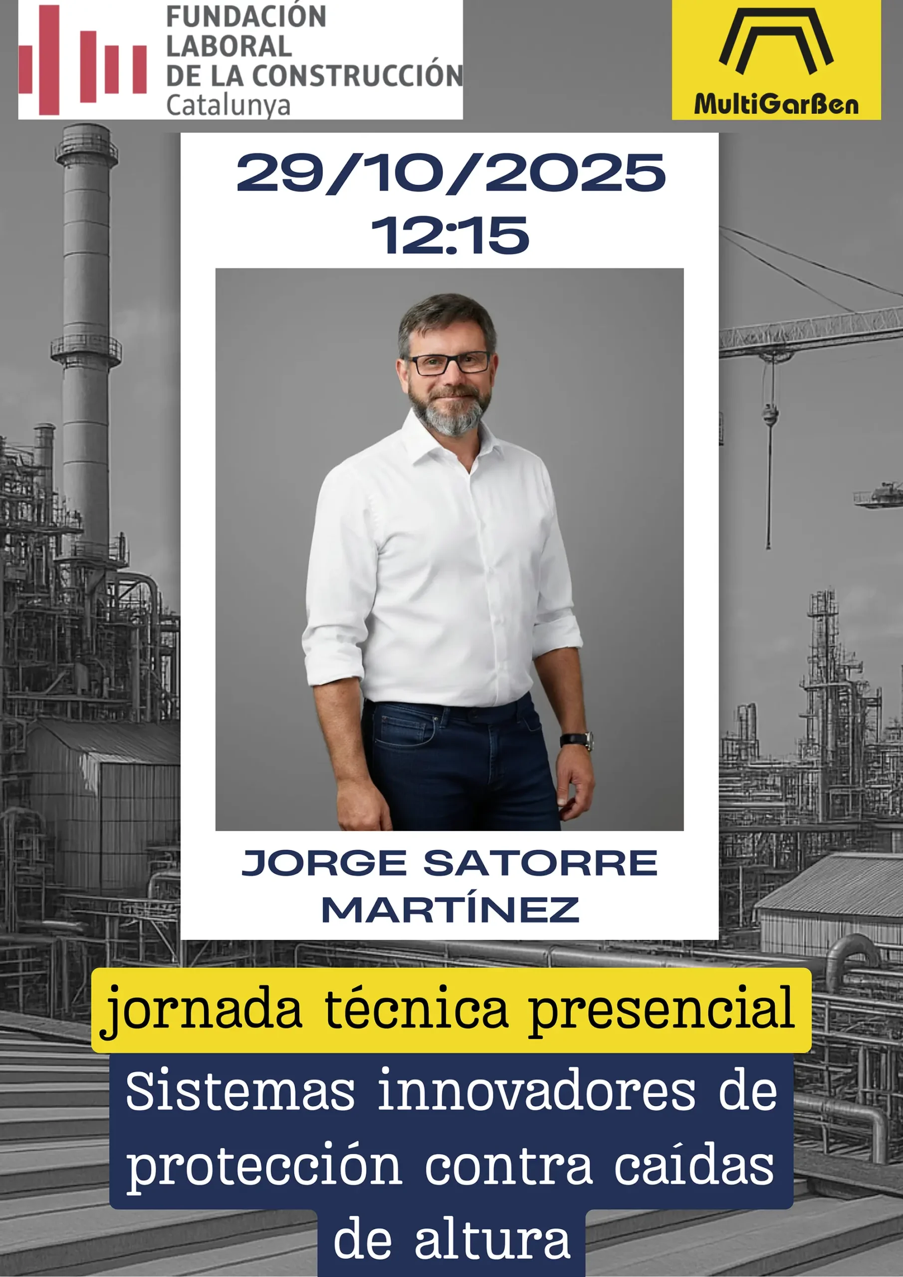 Jornada técnica “Sistemas innovadores de protección contra caídas de altura”