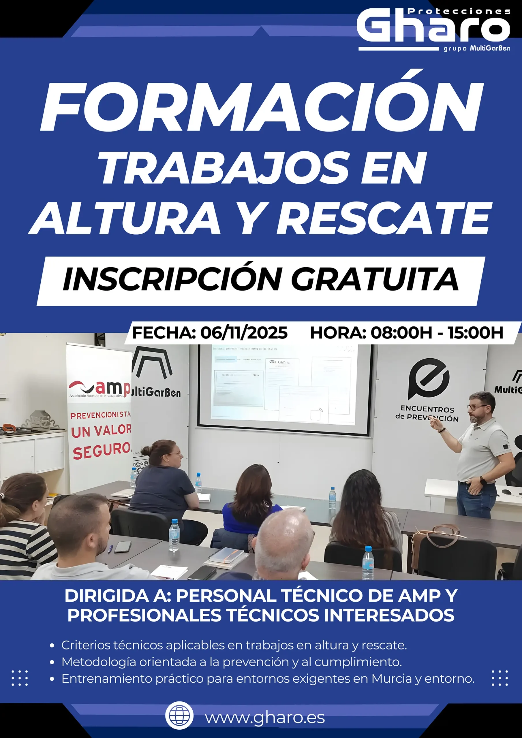 Jornada TPRL que marca diferencia — Trabajos en altura y rescate