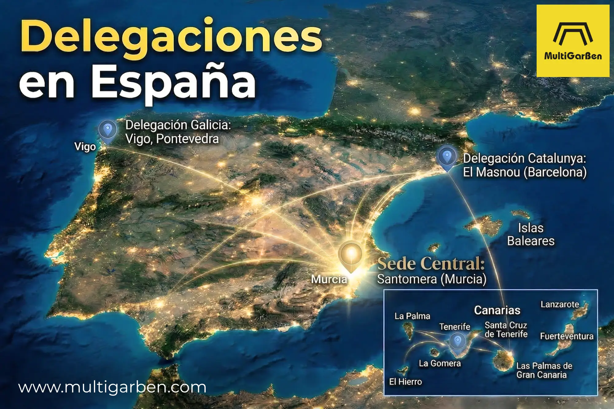 Delegaciones en España