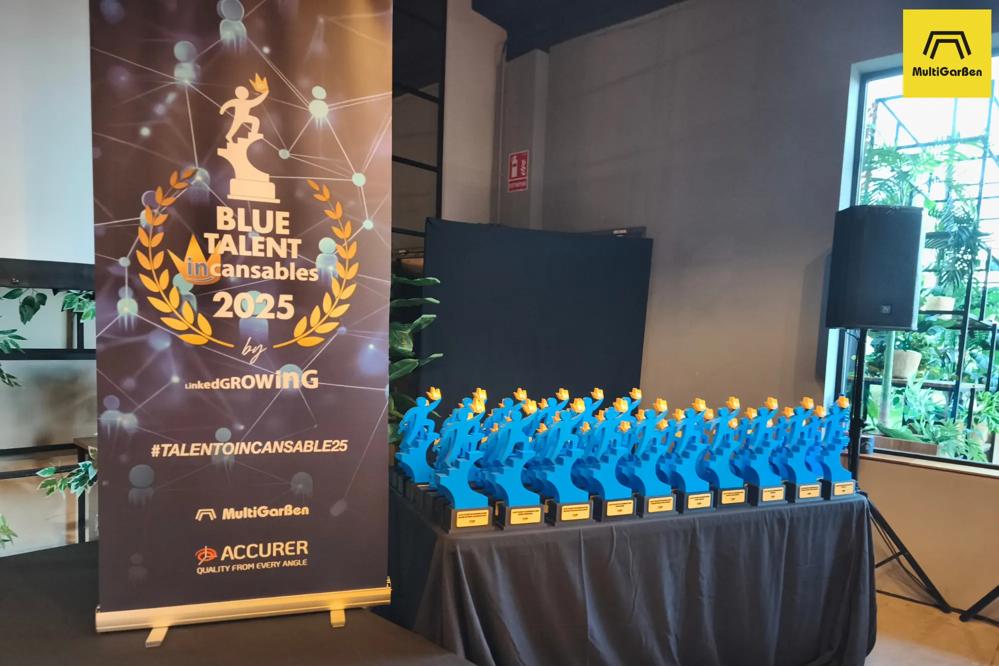 MultiGarBen, reconocida como “Empresa más dinámica” 2025 en los Premios Blue Talent Incansables (Sevilla)