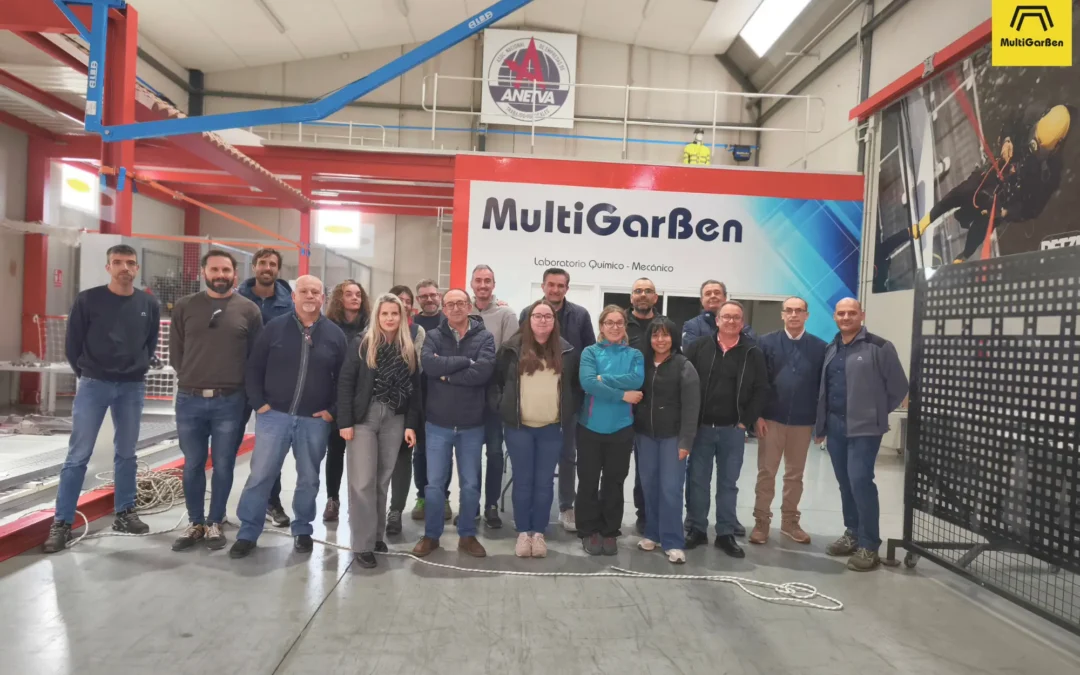 Formación en alturas con el ISSL de Murcia en MultiGarBen