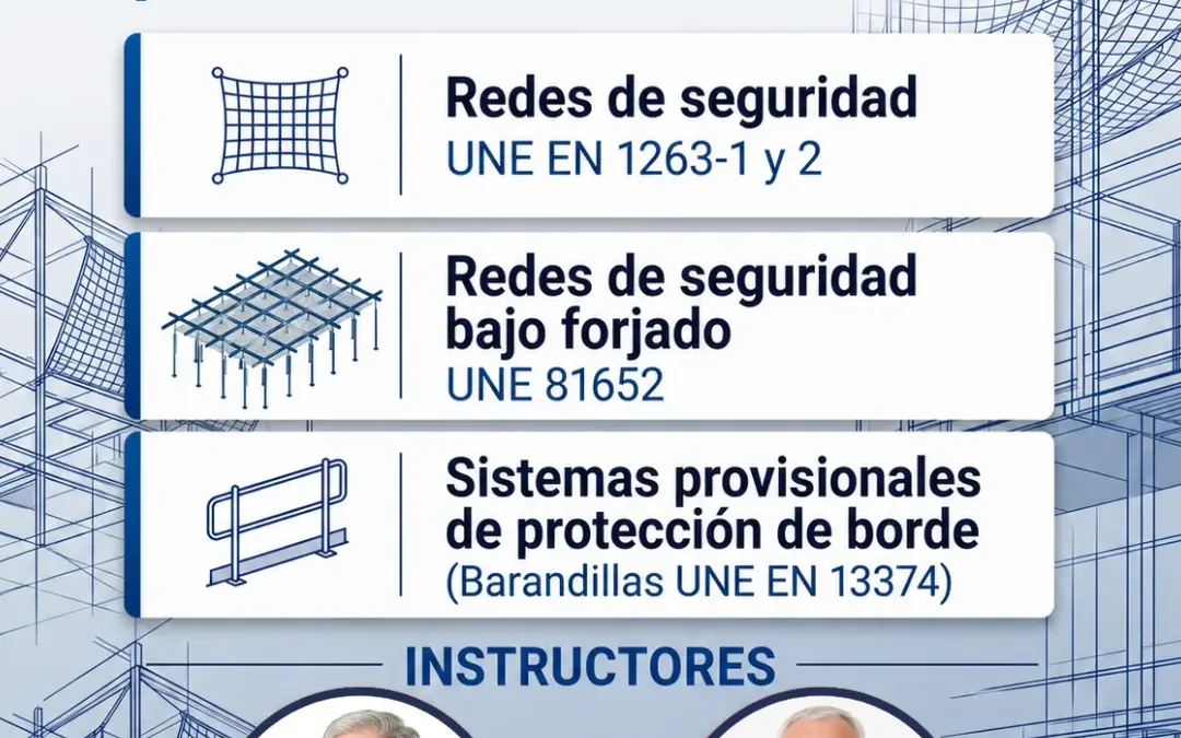 Formación e implantación de protecciones colectivas en obra