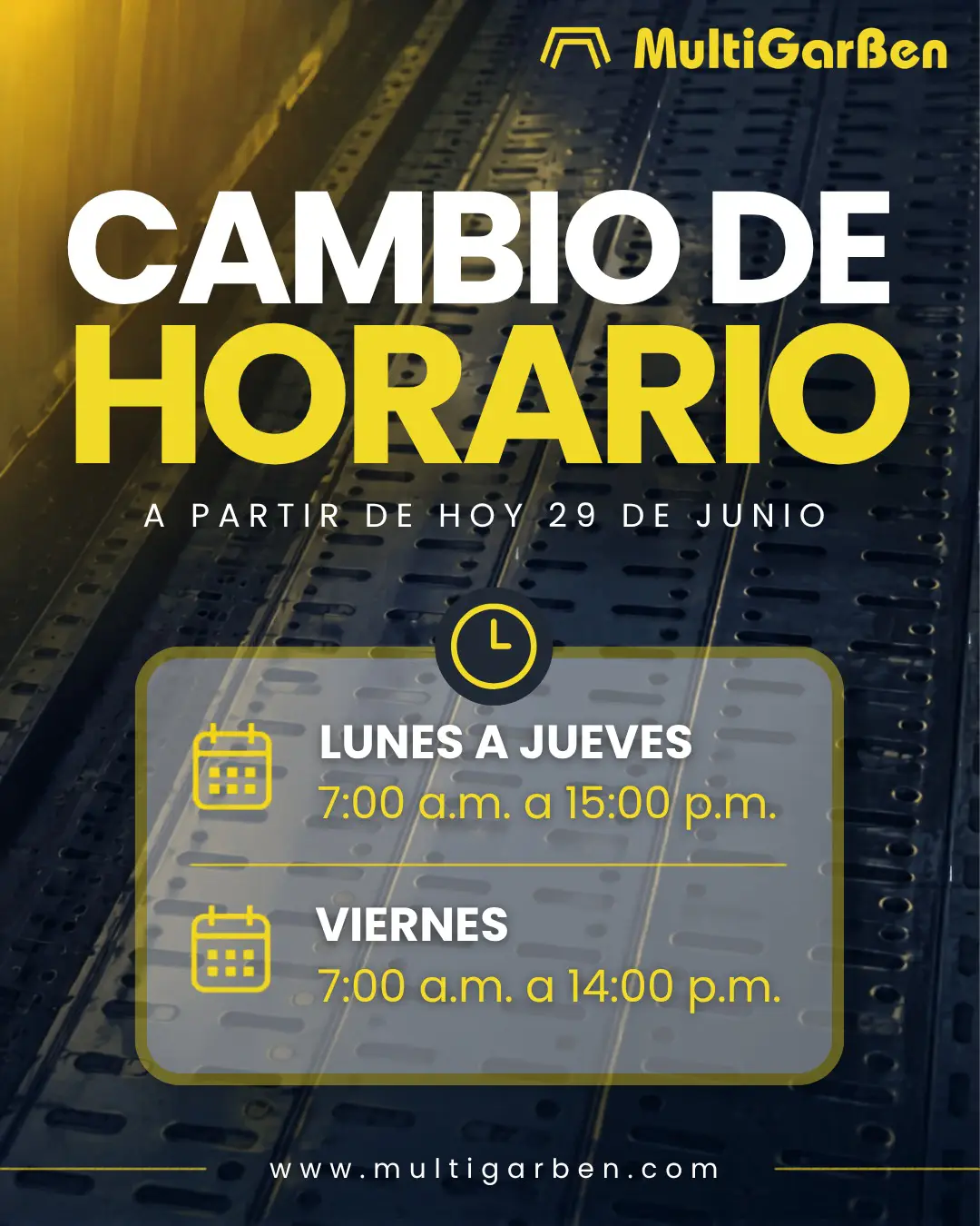 Cambio de Horario Verano 2026