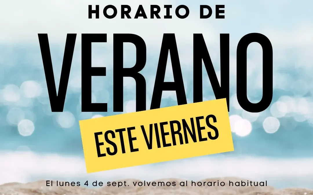 Volvemos a nuestro horario habitual